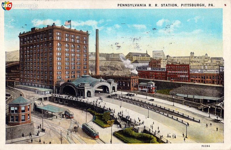 Pictures of Pittsburgh, Pennsylvania: Pennsylvania R. R. Station