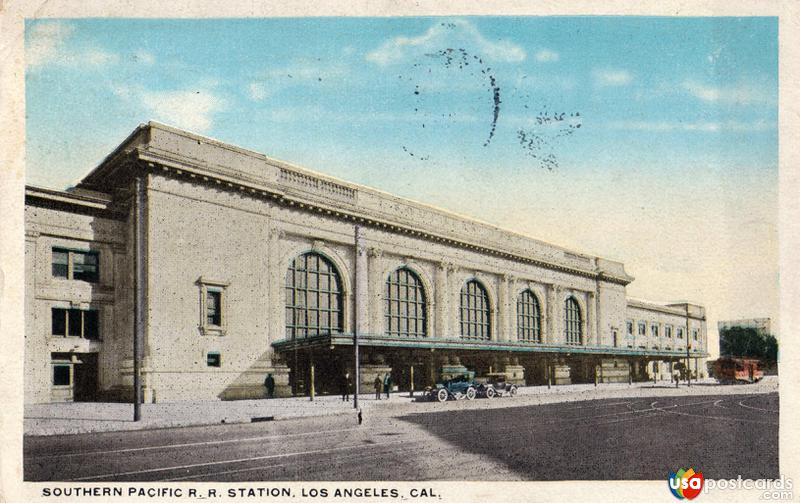 Pictures of Los Angeles, California: Southern Pacific R. R. Station