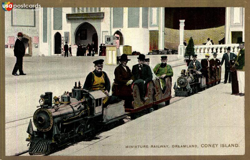 Pictures of Coney Island, New York: Miniature Railway