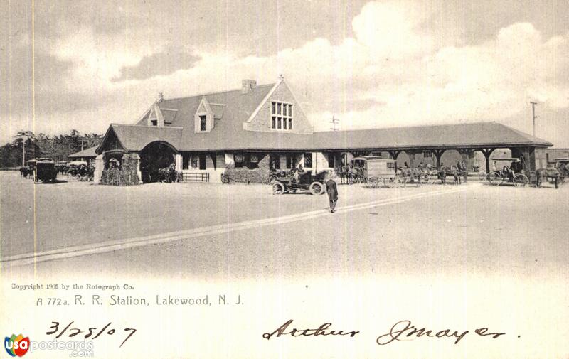 Pictures of Lakewood, New Jersey: R. R. Station