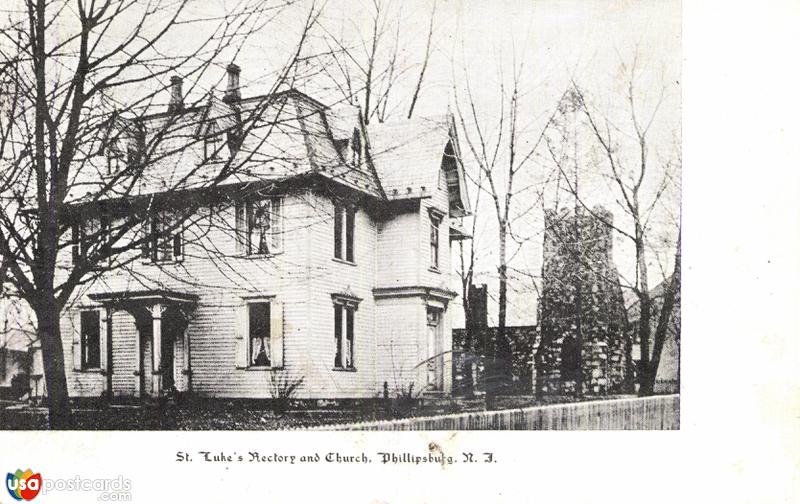 Pictures of Phillipsburg, New Jersey: Luke´s Rectory and Church
