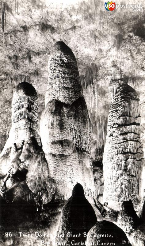 Pictures of Carlsbad, New Mexico: Carlsbad Caverns: Giant Stalagmites