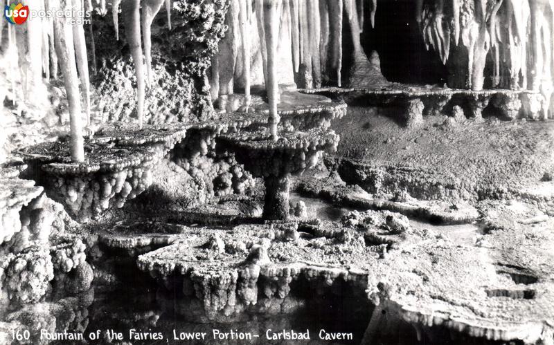 Pictures of Carlsbad, New Mexico: Carlsbad Caverns: Fountain of the Fairies