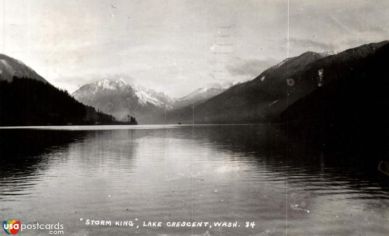 Pictures of Lake Crescent, Washington: Lake Crescent view