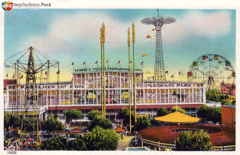 Pictures of Coney Island, New York: Steeplechase Park