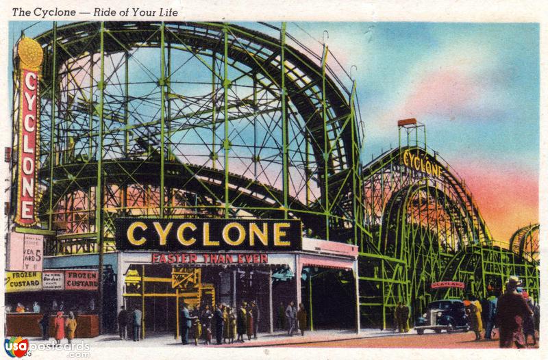 Pictures of Coney Island, New York: The Cyclone