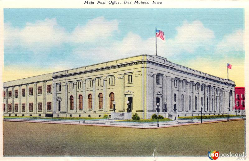 Pictures of Des Moines, Iowa: Main Post Office