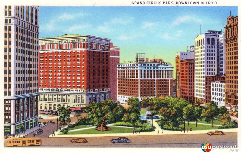 Pictures of Detroit, Michigan: Grand Circus Park