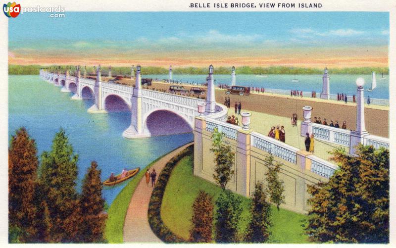Pictures of Detroit, Michigan: Belle Isle Bridge