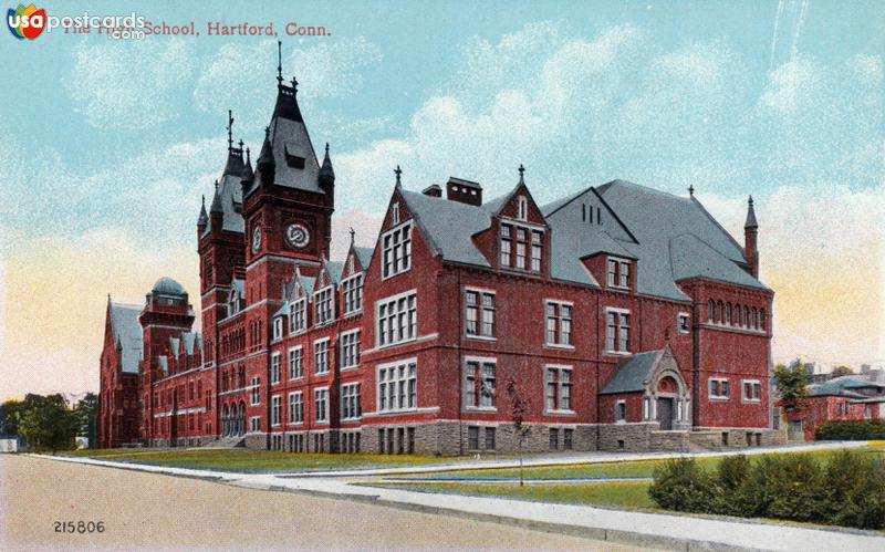Pictures of Hartford, Connecticut: The High School