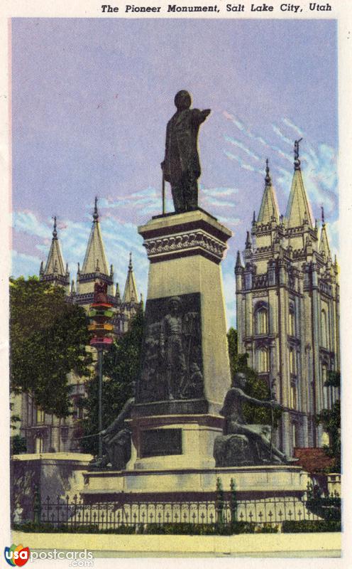 Pictures of Salt Lake City, Utah: The Pioneer Monument