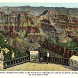 Grand Canyon National Park from the Terrace of Grand Canyon Lodge on the North Rim