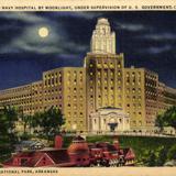New Army and Navy Hospital by Moonlight