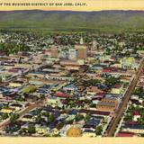 Aerial View of the Bussiness District of San Jose