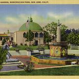 Fountain and Garden, Rosicrucian Park