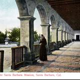 Corridor of the Santa Barbara Mission