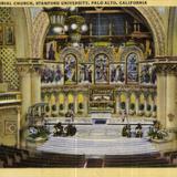 Interior, Memorial Church, Stanford University
