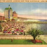 Bathing in the Lagoon, looking East from Auditorium