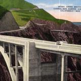 Bixby Creek Bridge. Carmel - San Simeon Highway