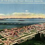 Perspective of the Exposition from Presidio Heights