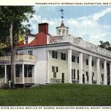 Virginia State Building, Replica of George Washington Mansion, Mount Vernon