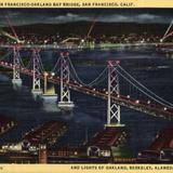 Night View, San Francisco-Oakland Bay Bridge