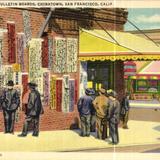 Reading the Bulletin Boards. Chinatown