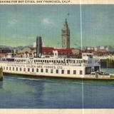 Ferry Boats Leaving for Bay Cities