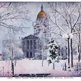 Snow Scene, Capitol and Grounds