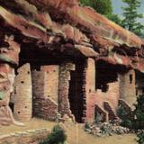 Vintage postcards of Manitou Springs