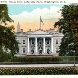 White House from Lafayette Park