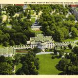 Aerial View of the White House and Grounds