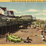 Beach and Boardwalk, from Rehoboth Avenue