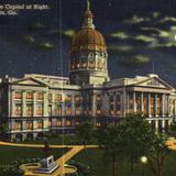 Georgia State Capitol at Night