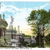 Metairie Cemetery, Showing Fine Tombs