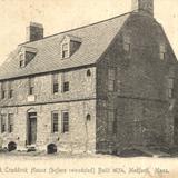 Old Craddock House (before remodeled). Built 1634