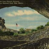 Looking Out from National Entrance Carlsbad Caverns National Park