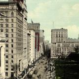 Broadway, looking North from Post Office