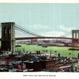 New York and Brooklyn Bridge