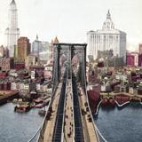 Woolworth and Municipal Building from Brooklyn Bridge