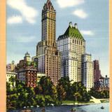 The Sherry Netherland, Savoy Plaza from Central Park Lake