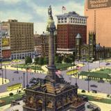 Soldiers´ and Sailors´ Monument, Public Square