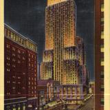 Fountain Square and Carew Tower at Night