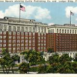 Independence Square showing Curtis Publishing Co. and Ledger Bldg.