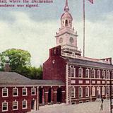 Independence Hall, where the Declaration of Independence was signed