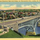 Pittsburg and Homestead High Level Bridge over Monongahela River