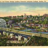 Philipsburg and Easton Bridge Looking Towards Lafayette College