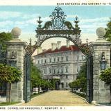 Main Entrance and Gateway to The Breakers / Residence of Mrs. Cornelius Vanderbilt