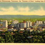 Bird´s-Eye View of Chattanooga, the Dynamo of Dixie