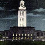 University Tower at Night